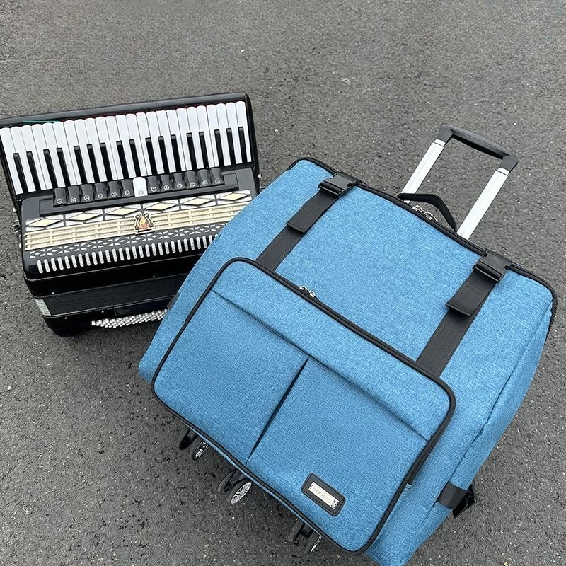 Musical Instrument Bass - 60/96/120 Verdickte Akkordeon-Tasche Wasserdicht Langlebig Schultertragbar