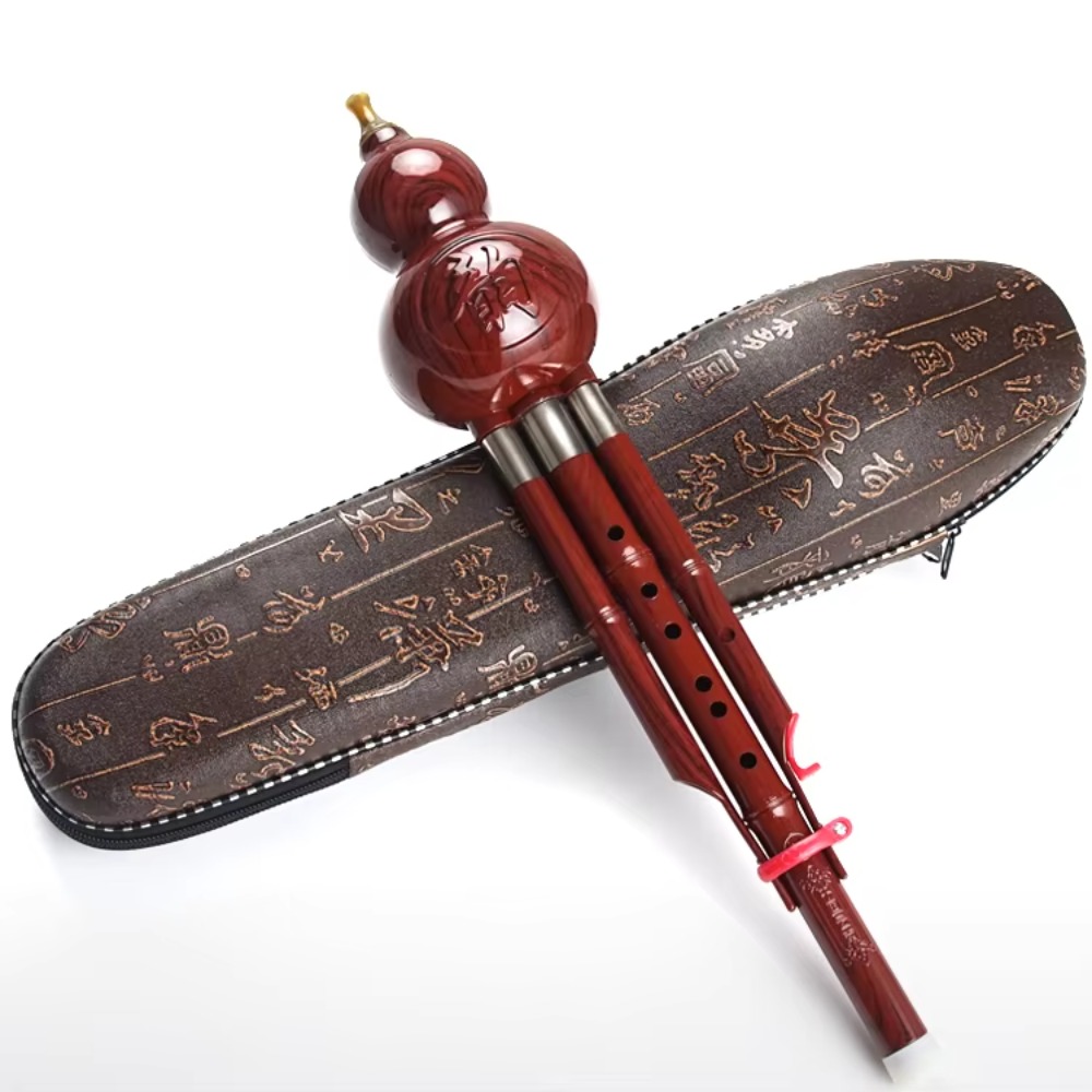 Musical Instrument With A - C-Tonart Hulusi Chinesisches Traditionelles Klassisches Kürbisflöten-Instrument