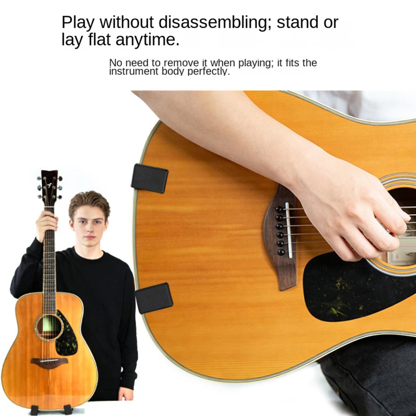 Musical Instrument Bass - Akustikgitarrenständer, Ukulele-Rack, tragbarer E-Bass-Ständer für Akustikbass,