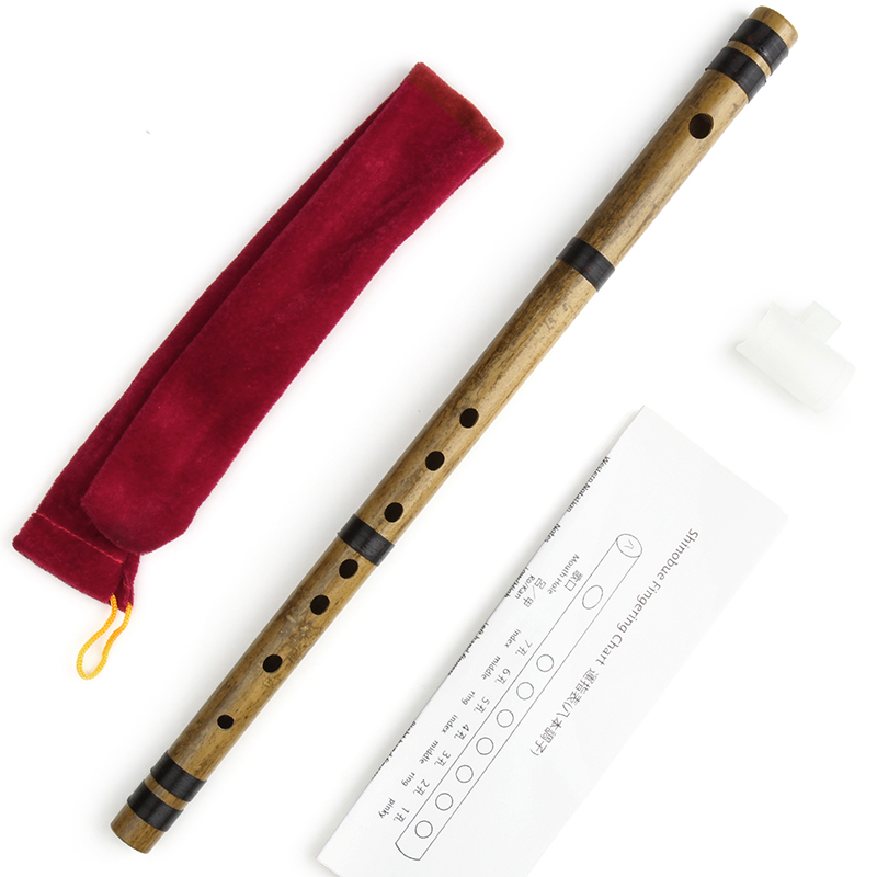 Musical Instrument In Japanese - 8 Hon Japanische Shinobue Flöte mit