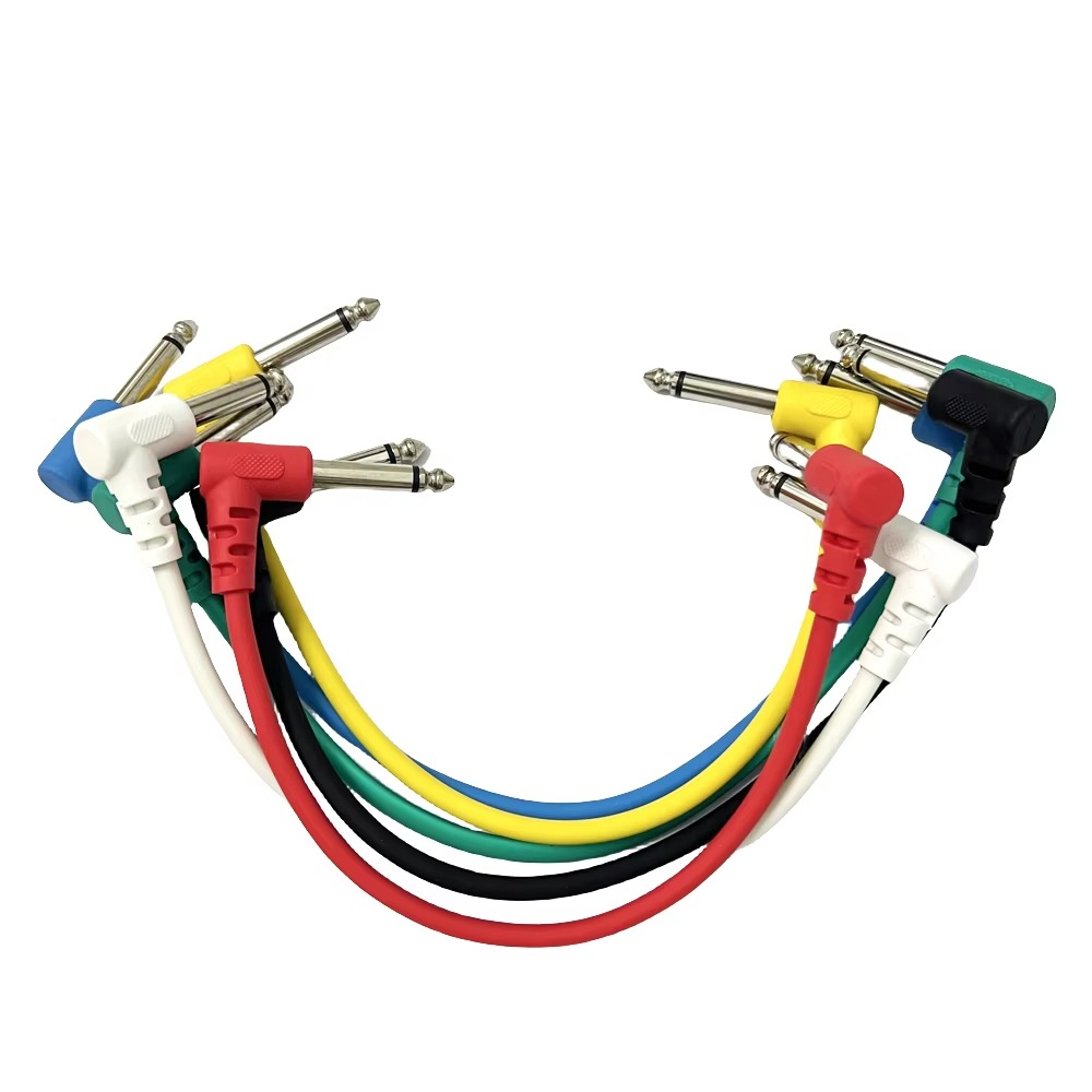 Musical Instrument Bass - 6 Stück Audiokabel für Audio E-Gitarre