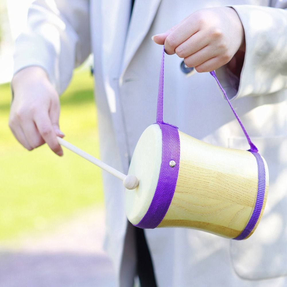 Indische Holzhandtrommel mit S – Tambourine Hand Drum Bewertung und Preis