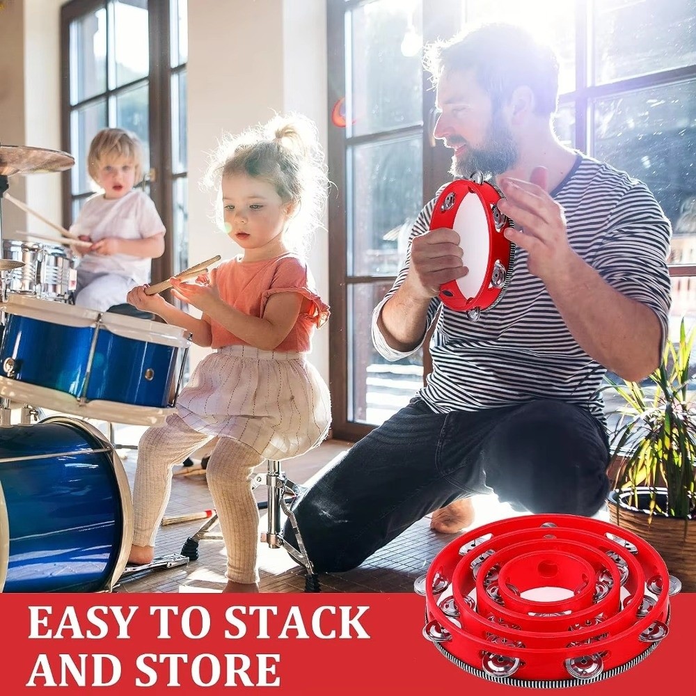 4/6/8/10 Zoll Handtrommel Meta – Tambourine Hand Drum Bewertung und Preis