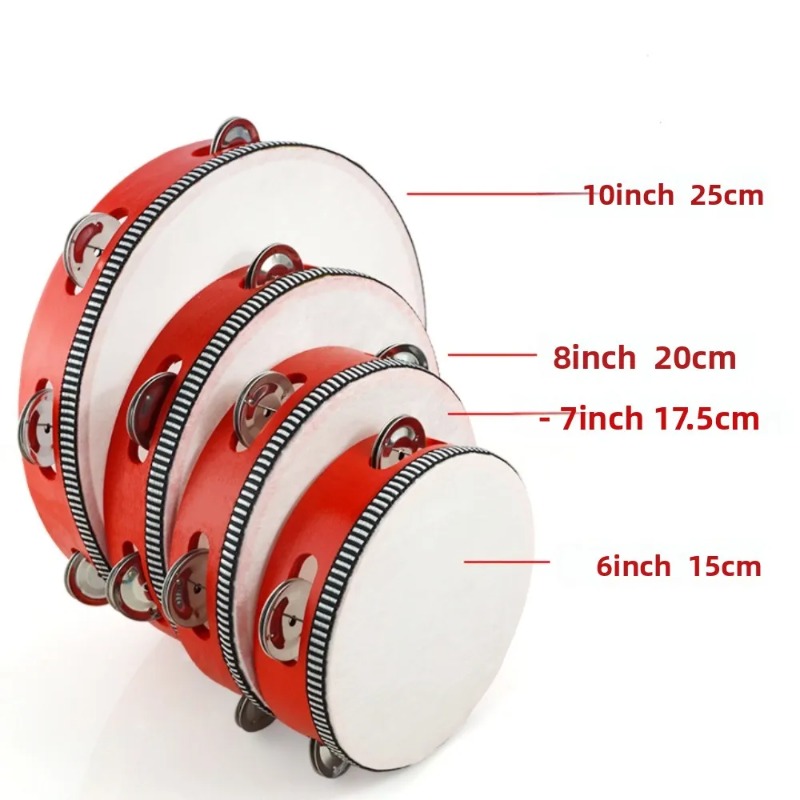 4/6/8/10 Zoll Handgehaltene Me – Tambourine Hand Drum Bewertung und Preis