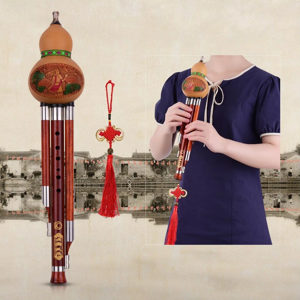 3-Tonige C-Hulusi-Kürbisflöte  – Musical Instrument With A Bewertung und Preis