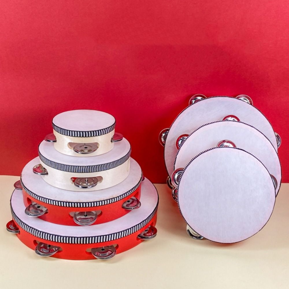 4/6/8/10 Zoll Handtrommel Holz – Tambourine Hand Drum Bewertung und Preis