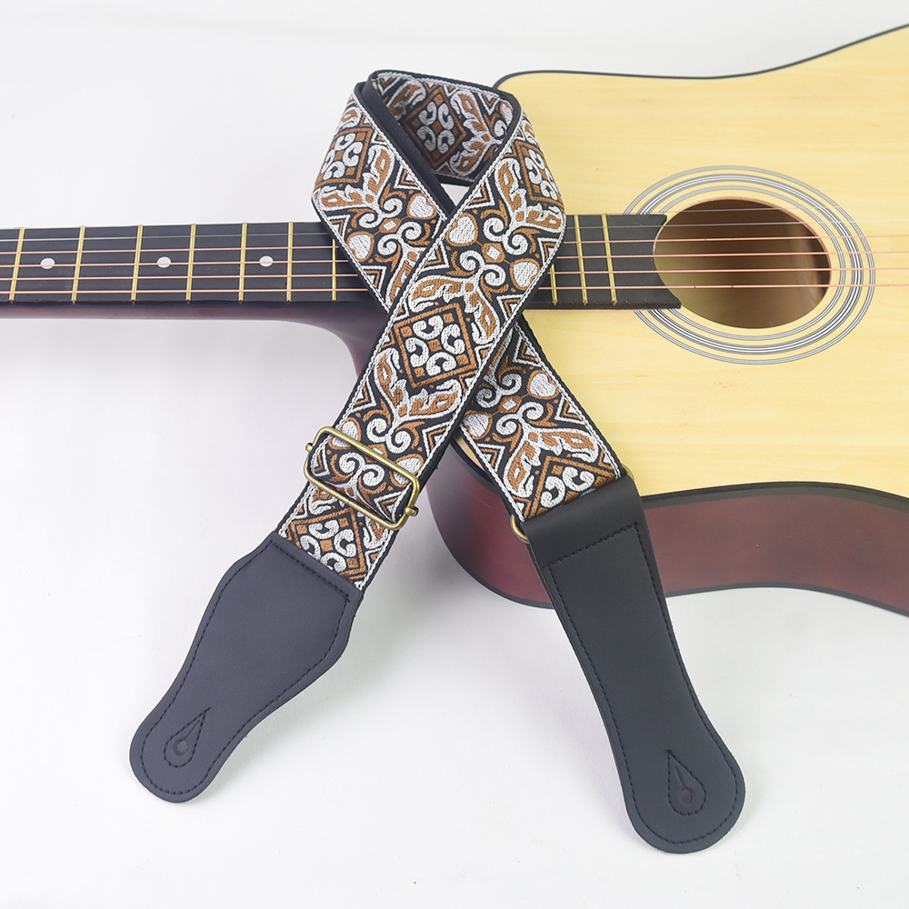 Gitarrengurt mit besticktem Au – Musical Instrument Bass Bewertung und Preis
